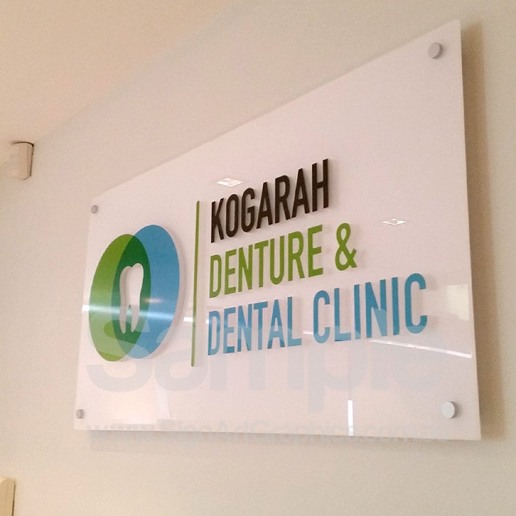 Reception signs Sign Art & Graphics Sign writers Sydney, Large