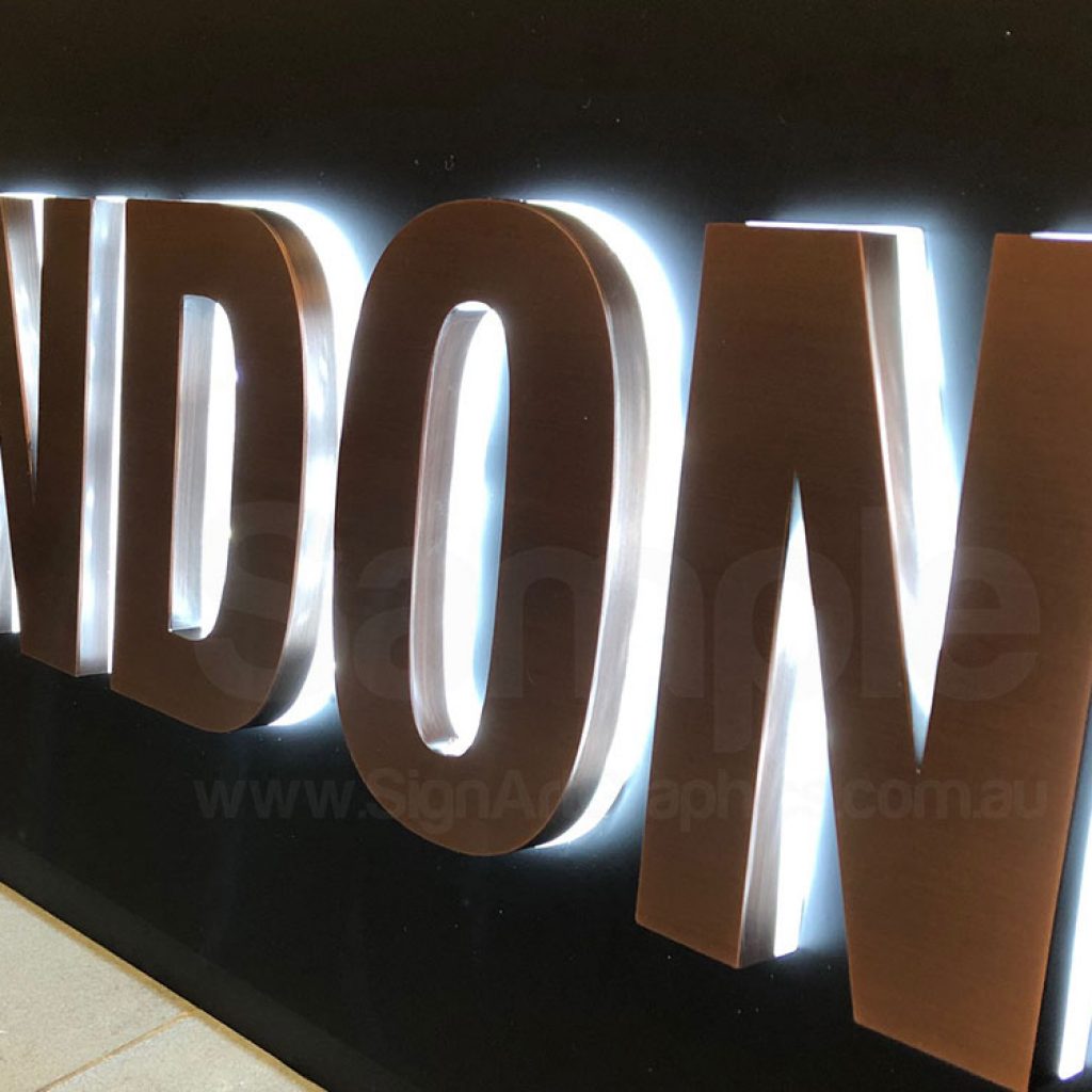 Luminous Letters Cladding Illuminated letters – Sign Art & Graphics – Sign writers Sydney, Large ...